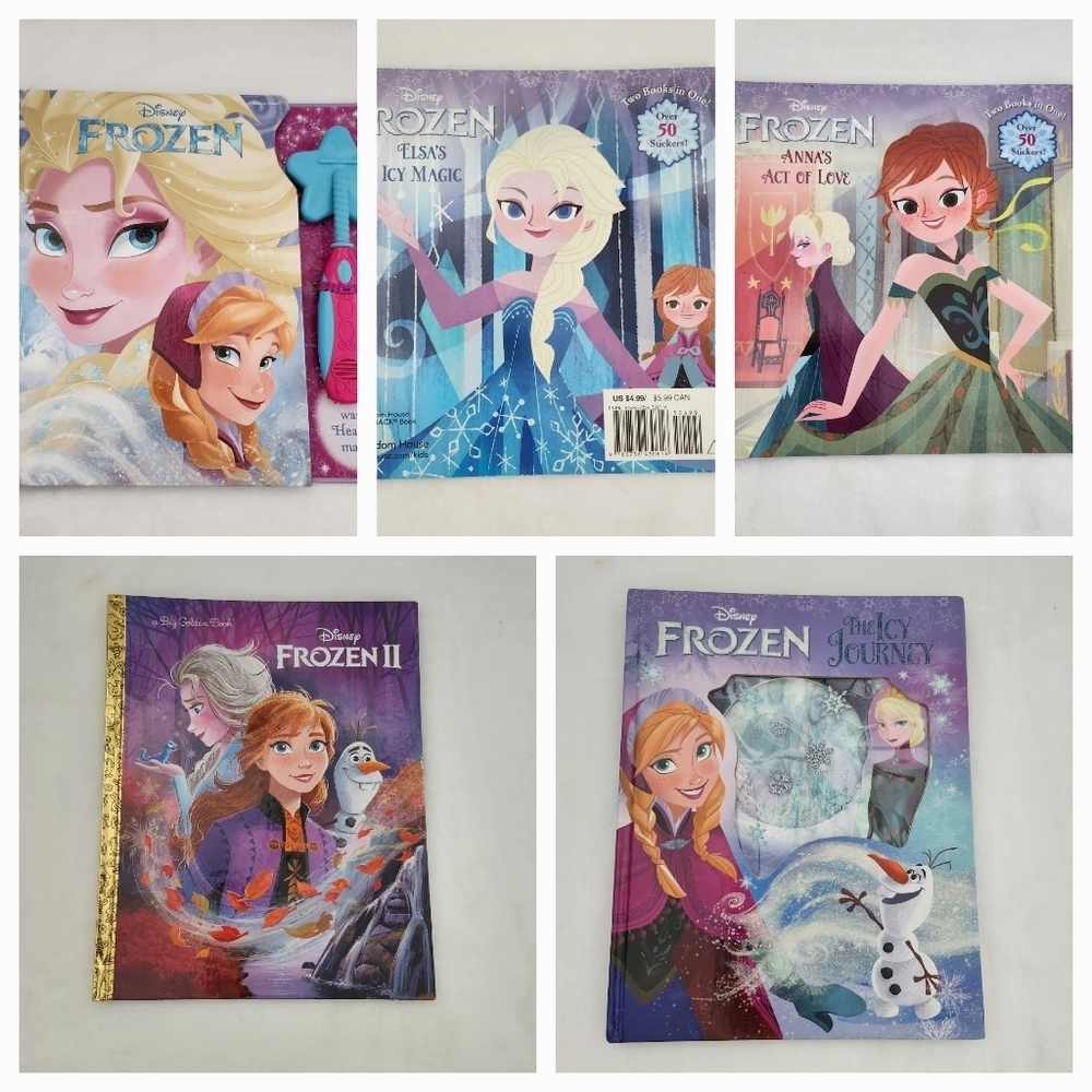 Frozen 4 books bundle one is 2 in 1 books